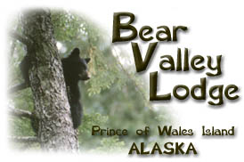 Bear Valley Lodge located in Southeast Alaska, 100 air miles from Ketchikan, Alaska.