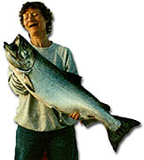 Kay with a trophy King Salmon