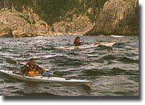 Kayaking in Alaska.